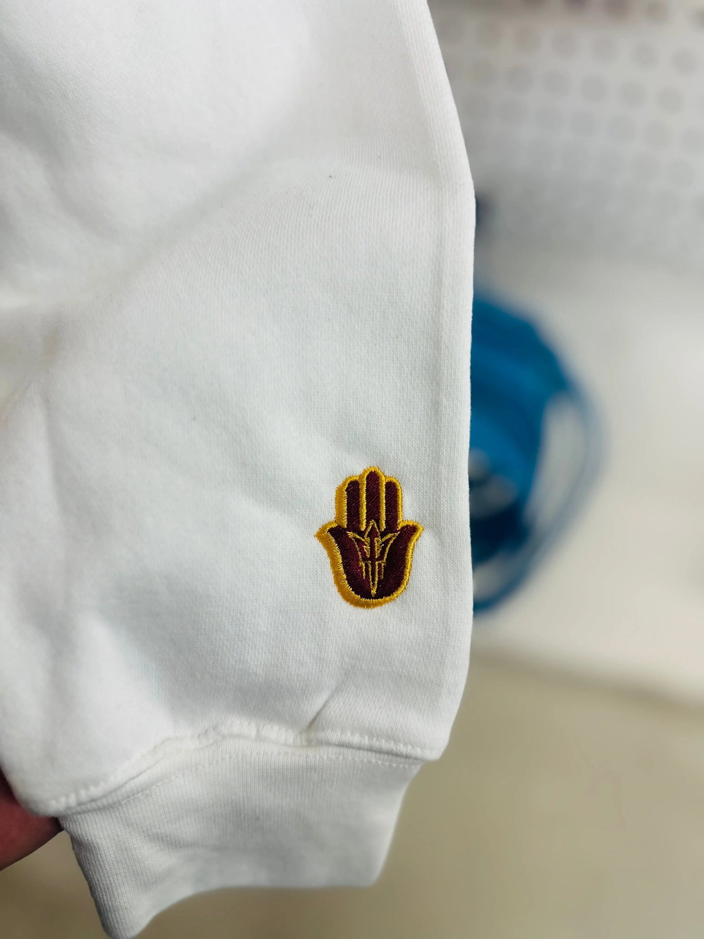 ASU CREWNECK WHITE - Hamsa Club
