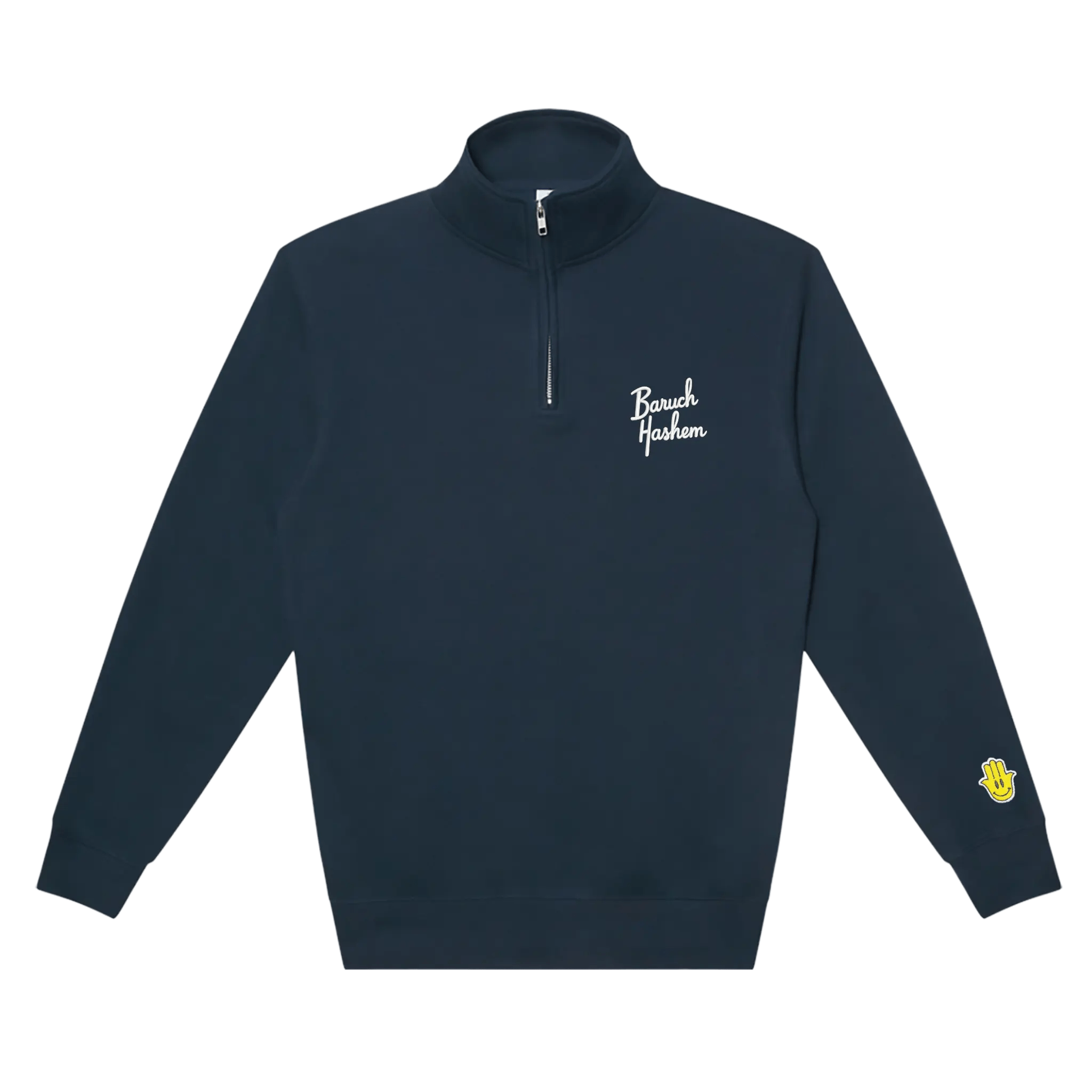 BARUCH HASHEM QUARTER ZIP – Hamsa Club