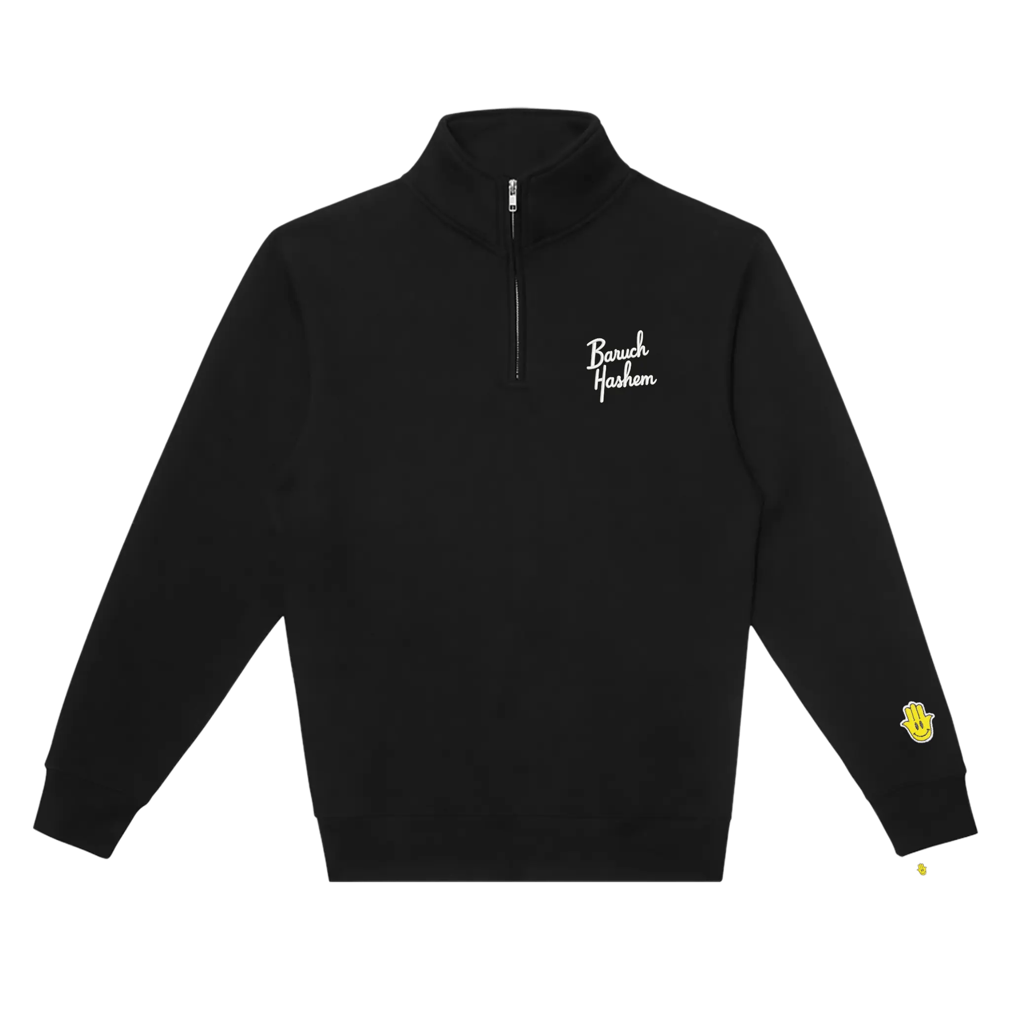 BARUCH HASHEM QUARTER ZIP – Hamsa Club