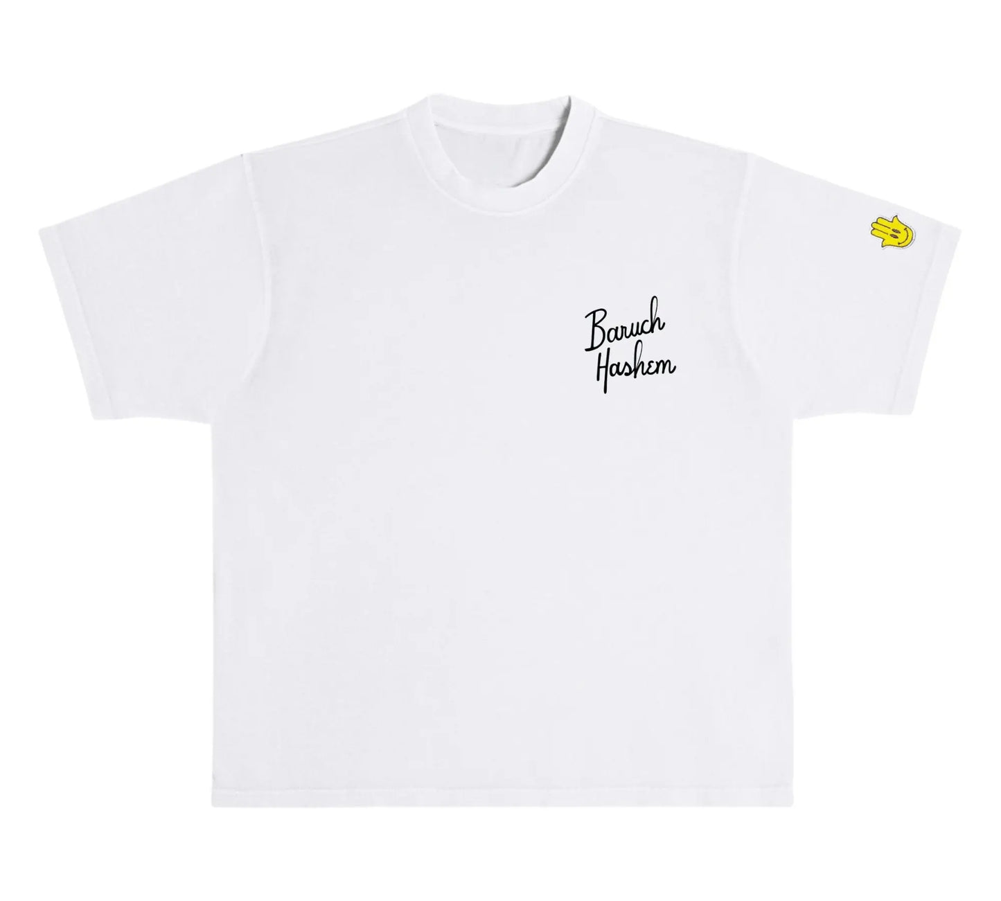 BH TEE (WHITE) - Hamsa Club