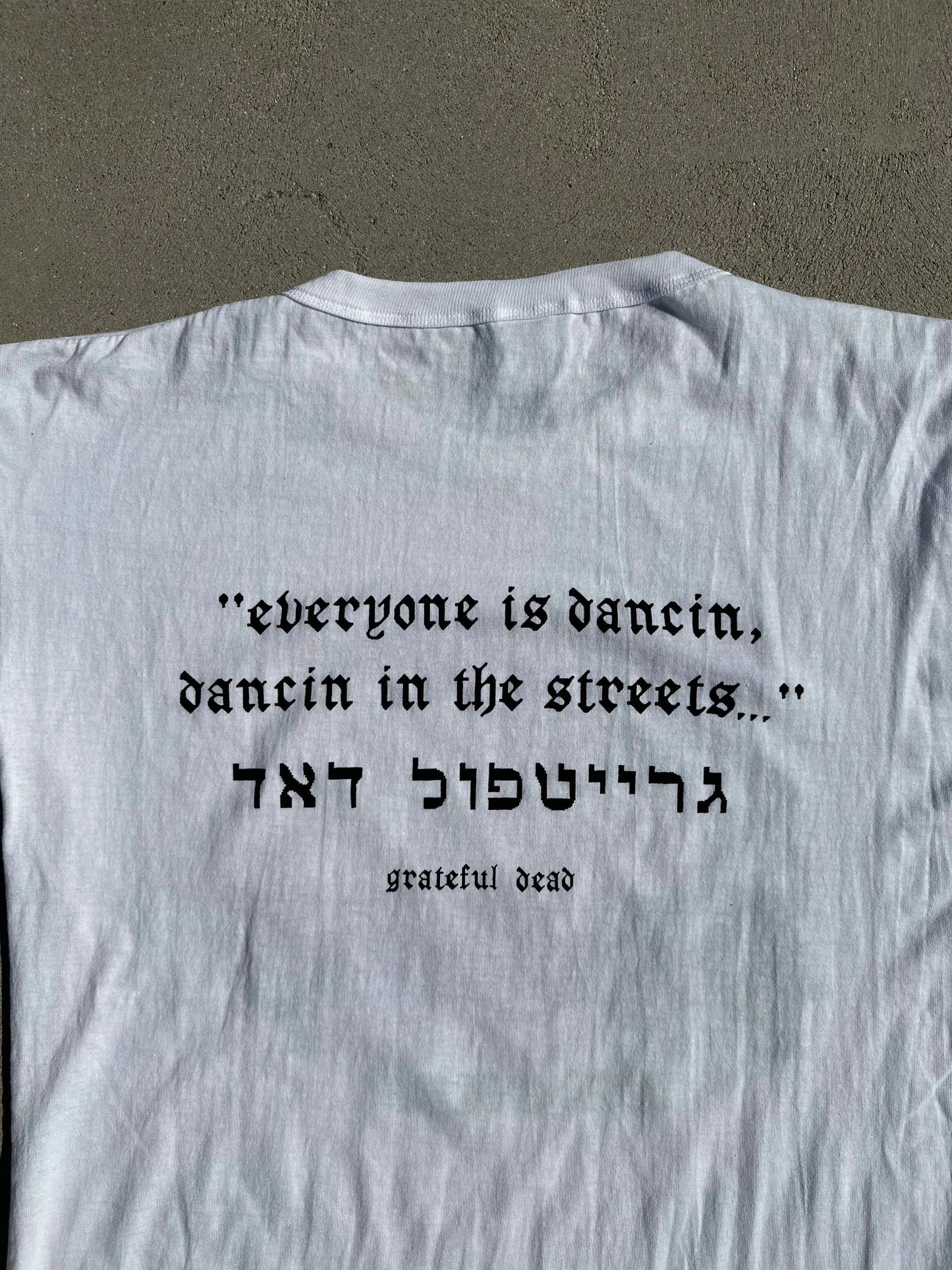 GRATEFUL DEAD HEBREW TEE - Hamsa Club