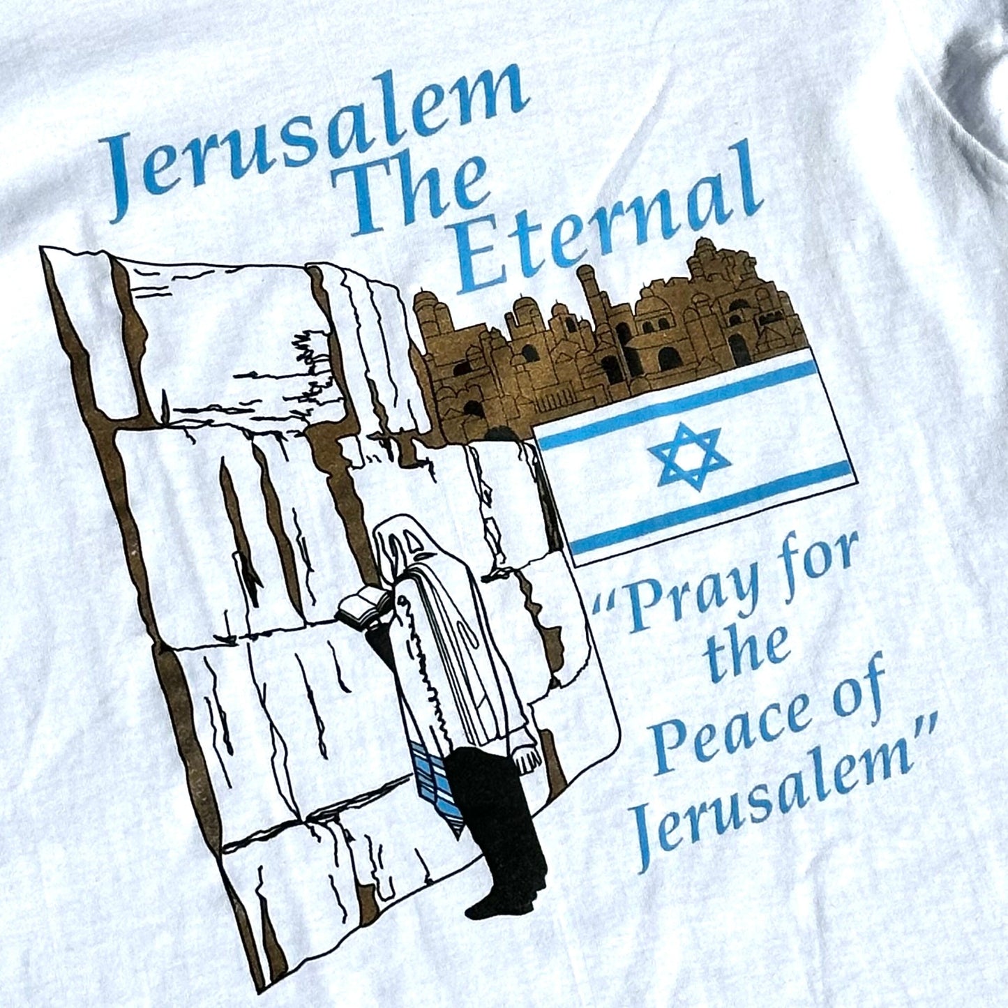 Jerusalem Wall Tee - Hamsa Club