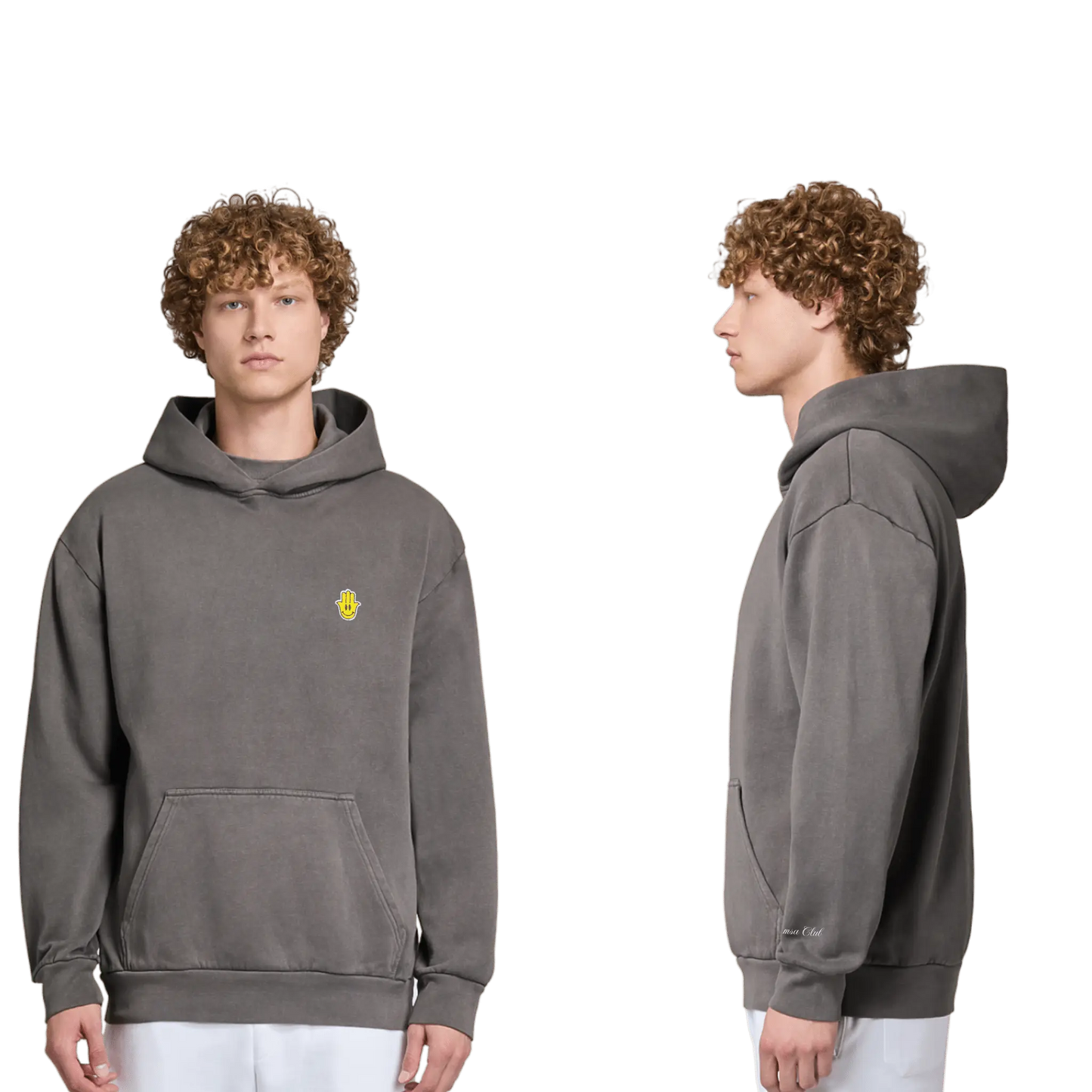 MICRO SMILEY HOODIE - Hamsa Club