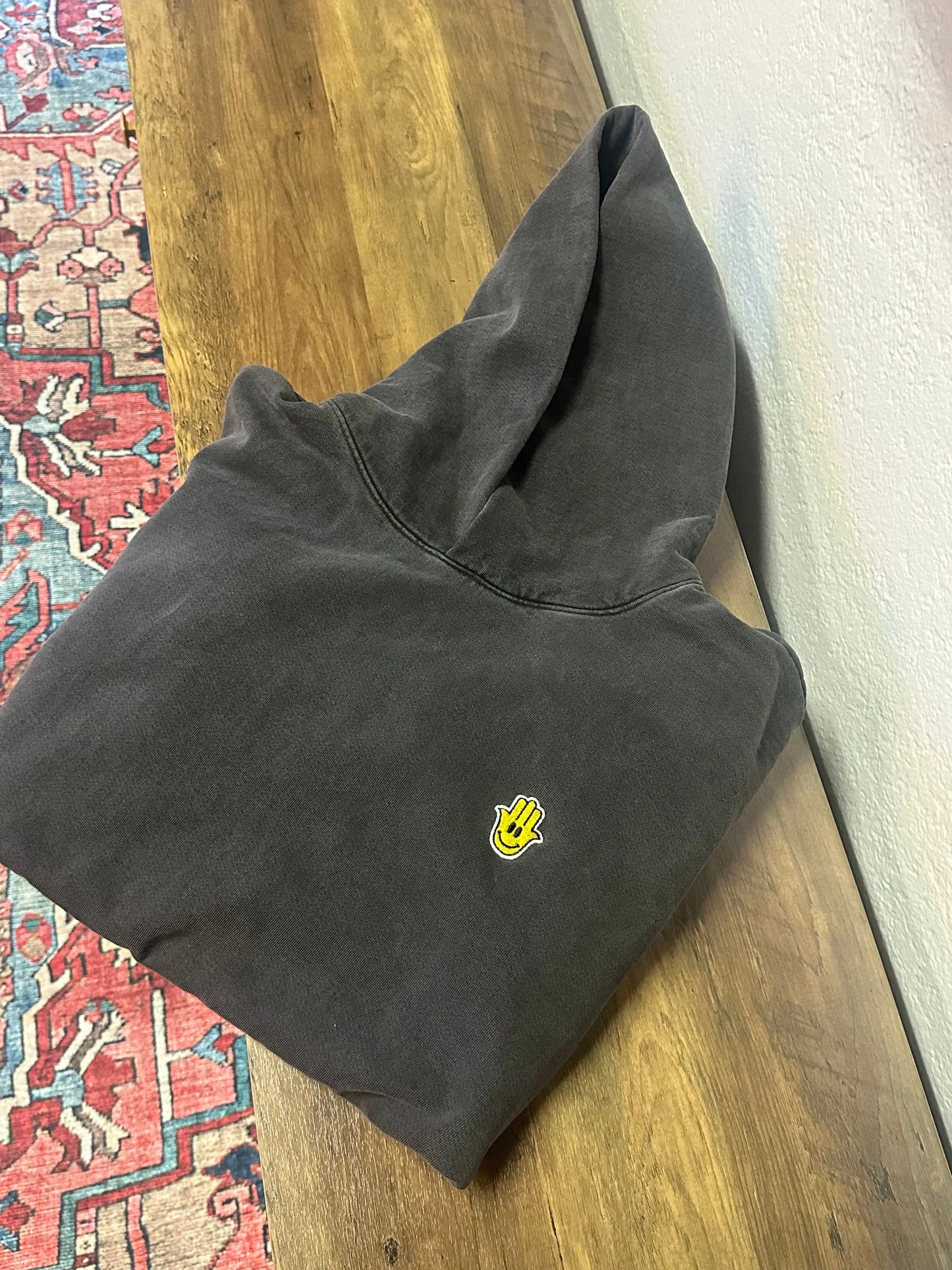 MICRO SMILEY HOODIE - Hamsa Club