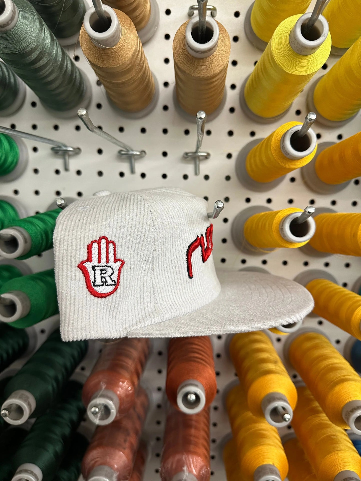 RUTGERS CORDUROY HAT - Hamsa Club