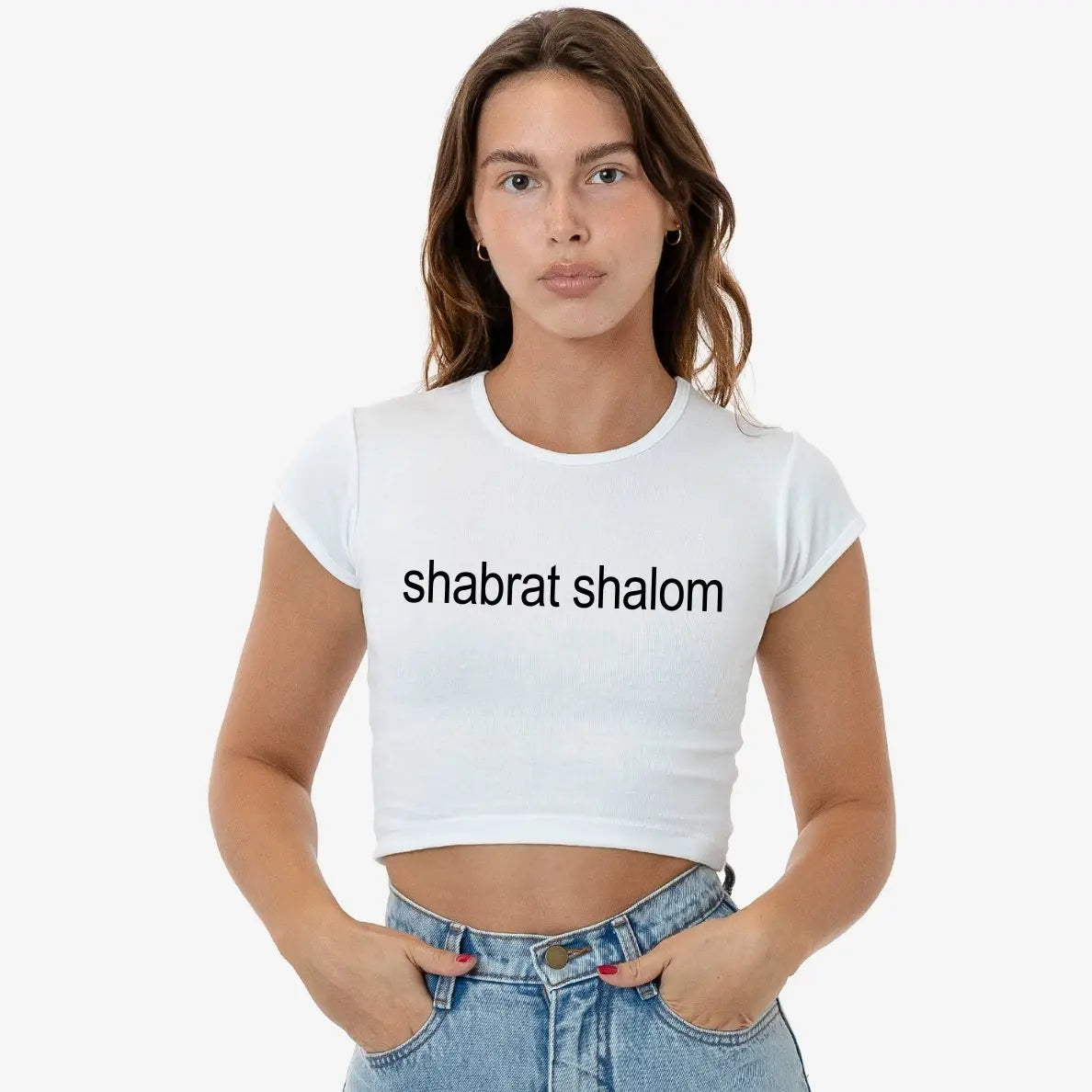 SHABRAT SHALOM BABY TEE - Hamsa Club