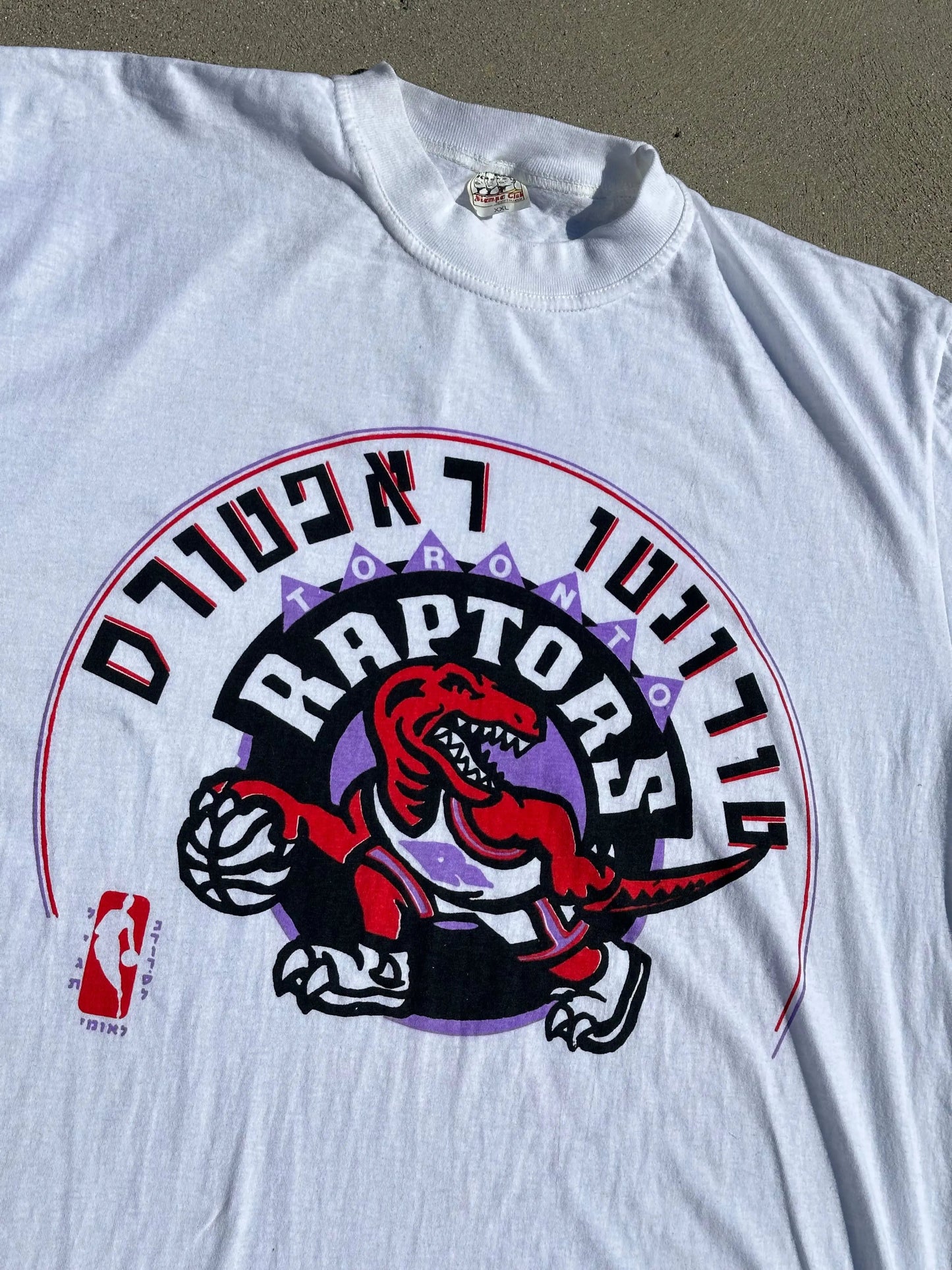 TORONTO RAPTORS HEBREW TEE - Hamsa Club