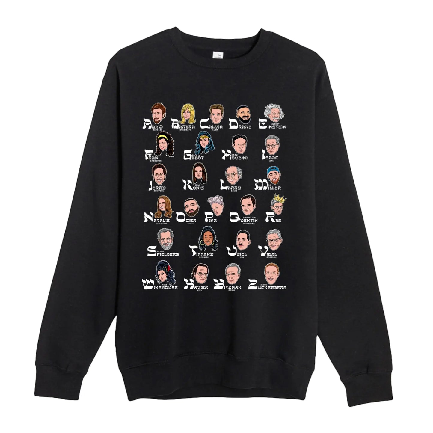 ALPHABET CREWNECK - Hamsa Club