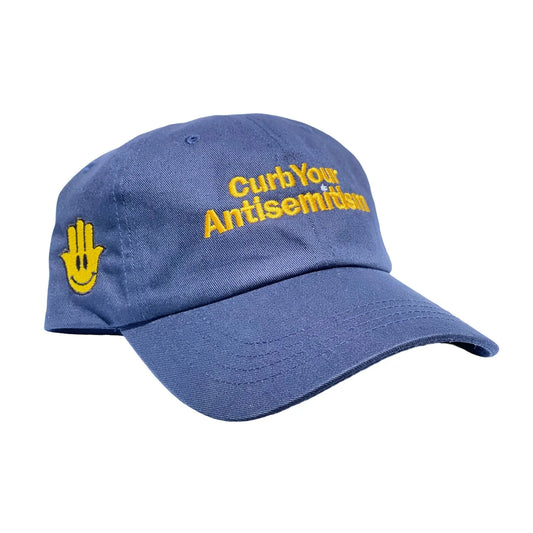 CURB YOUR ANTISEMITISM DAD HAT - Hamsa Club
