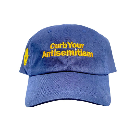 CURB YOUR ANTISEMITISM DAD HAT - Hamsa Club