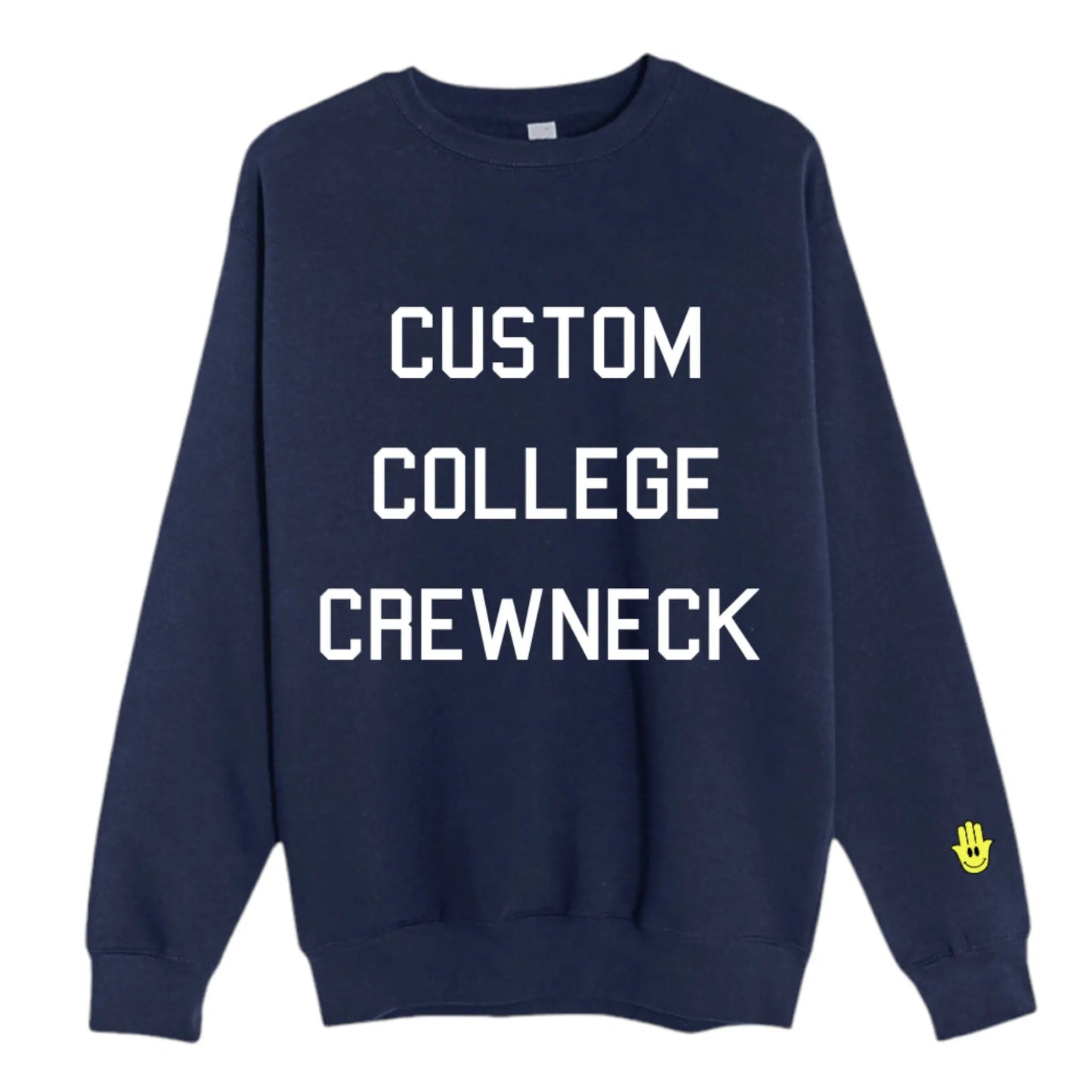 CUSTOM COLLEGE CREWNECK - Hamsa Club