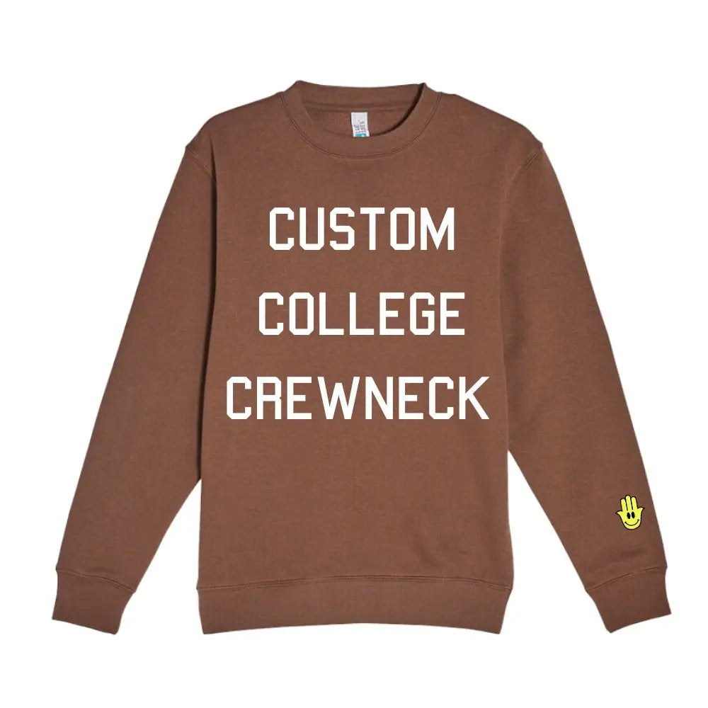 CUSTOM COLLEGE CREWNECK - Hamsa Club