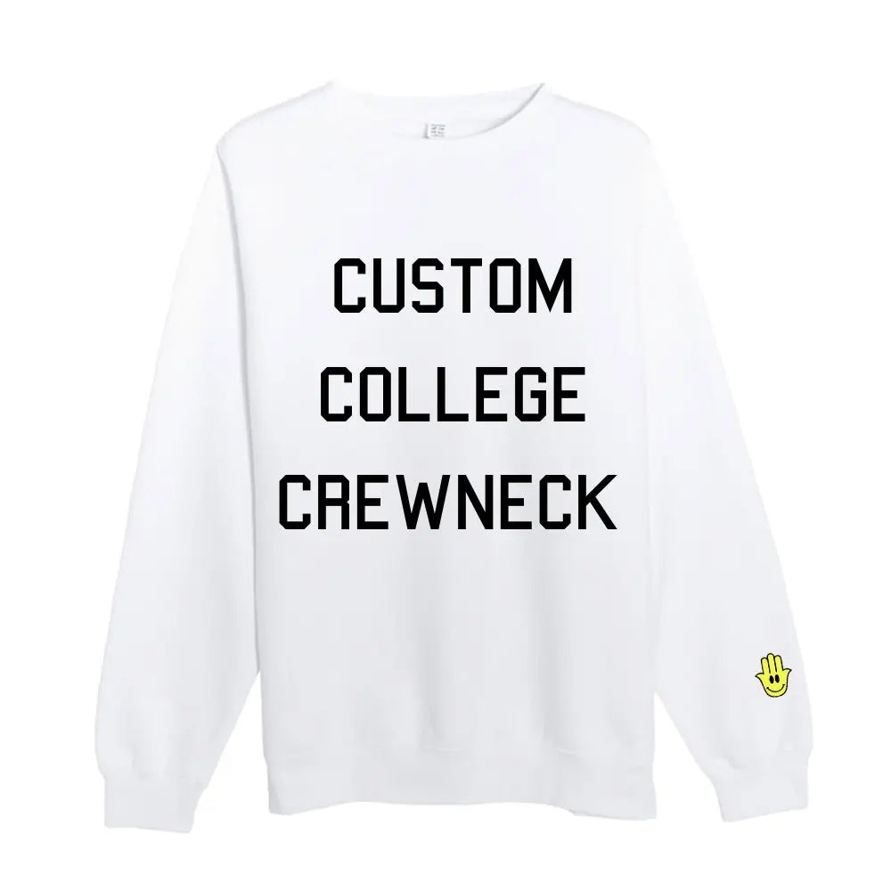 CUSTOM COLLEGE CREWNECK - Hamsa Club