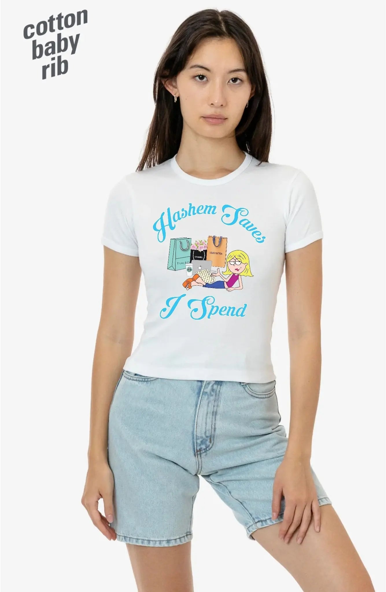 HASHEM SAVES BABY TEE - Hamsa Club