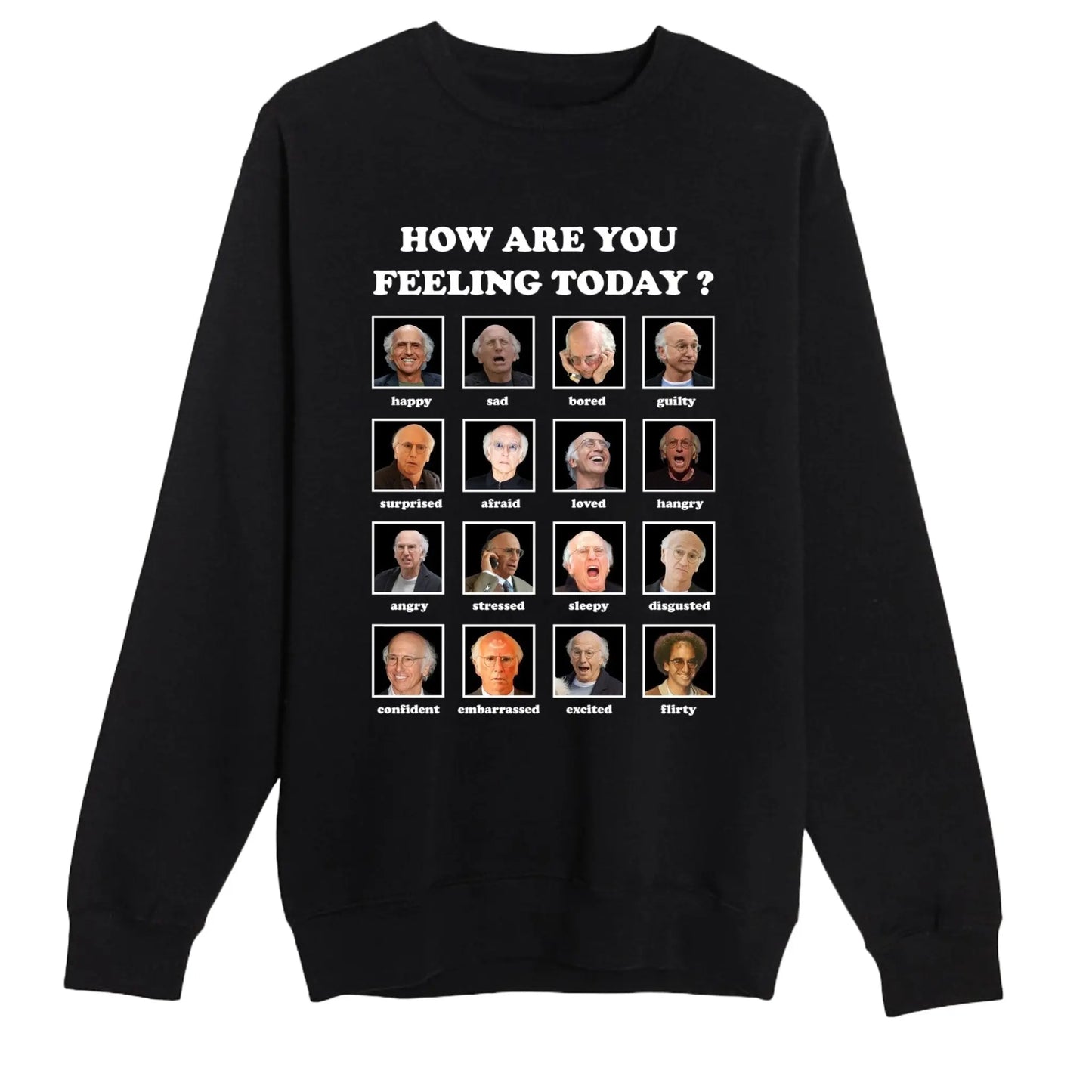 LARRY DAVID CREWNECK - Hamsa Club