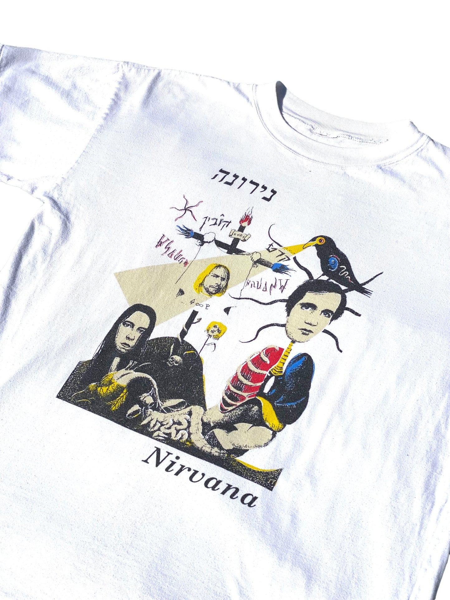 NIRVANA HEBREW TEE - Hamsa Club