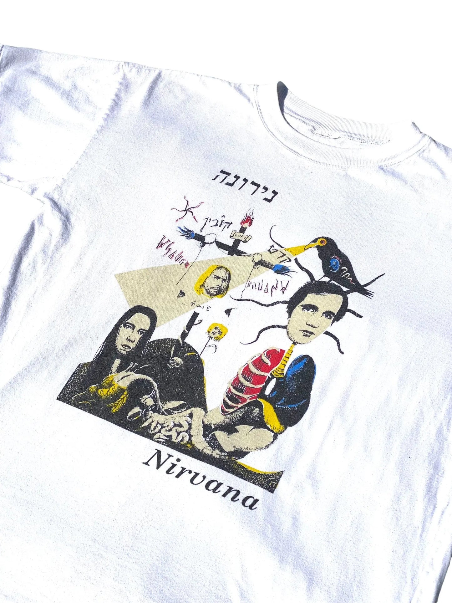 NIRVANA HEBREW TEE - Hamsa Club