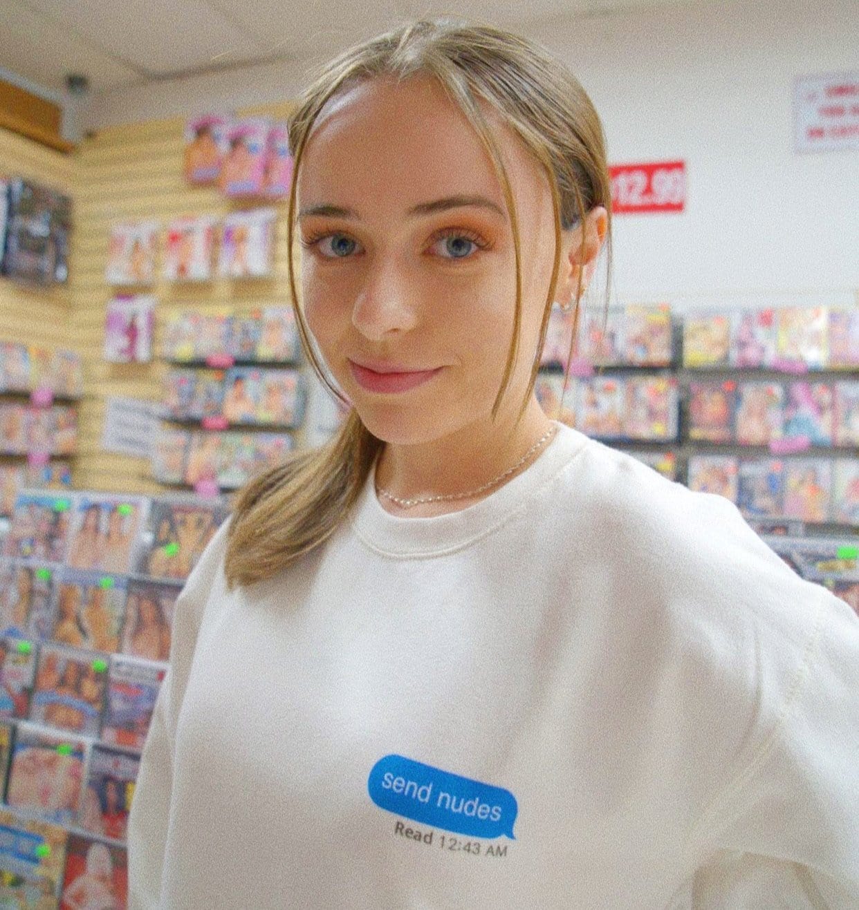 Send Nudes Crewneck - Hamsa Club