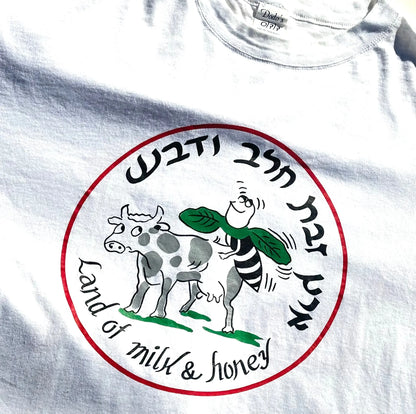 LAND OF MILK AND HONEY TEE Hamsa Club