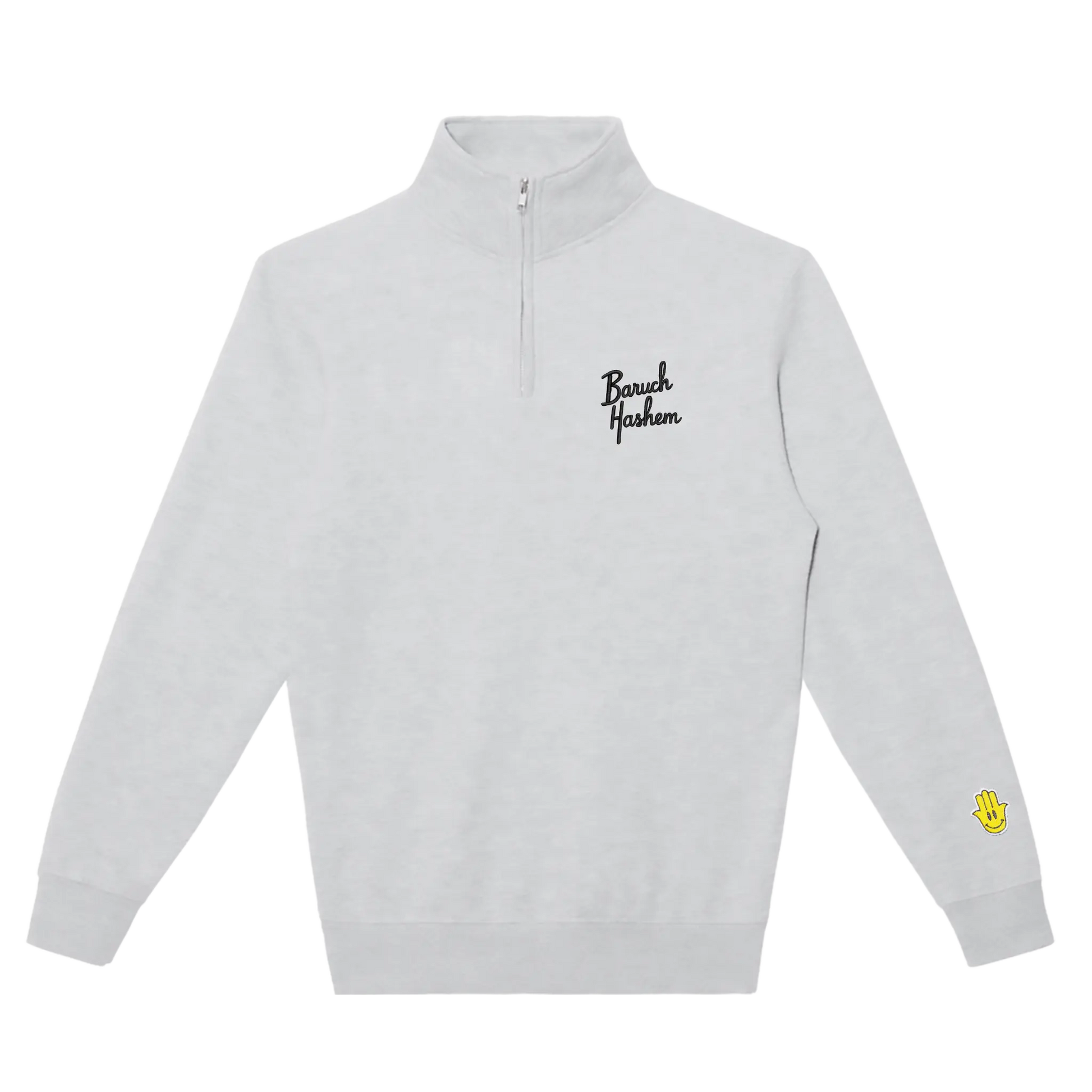 BARUCH HASHEM QUARTER ZIP Hamsa Club