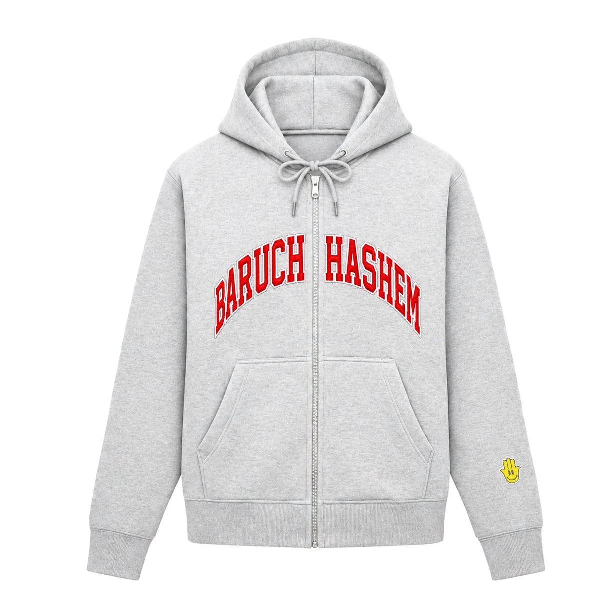 BARUCH HASHEM ZIP UP (INDIANA) Hamsa Club