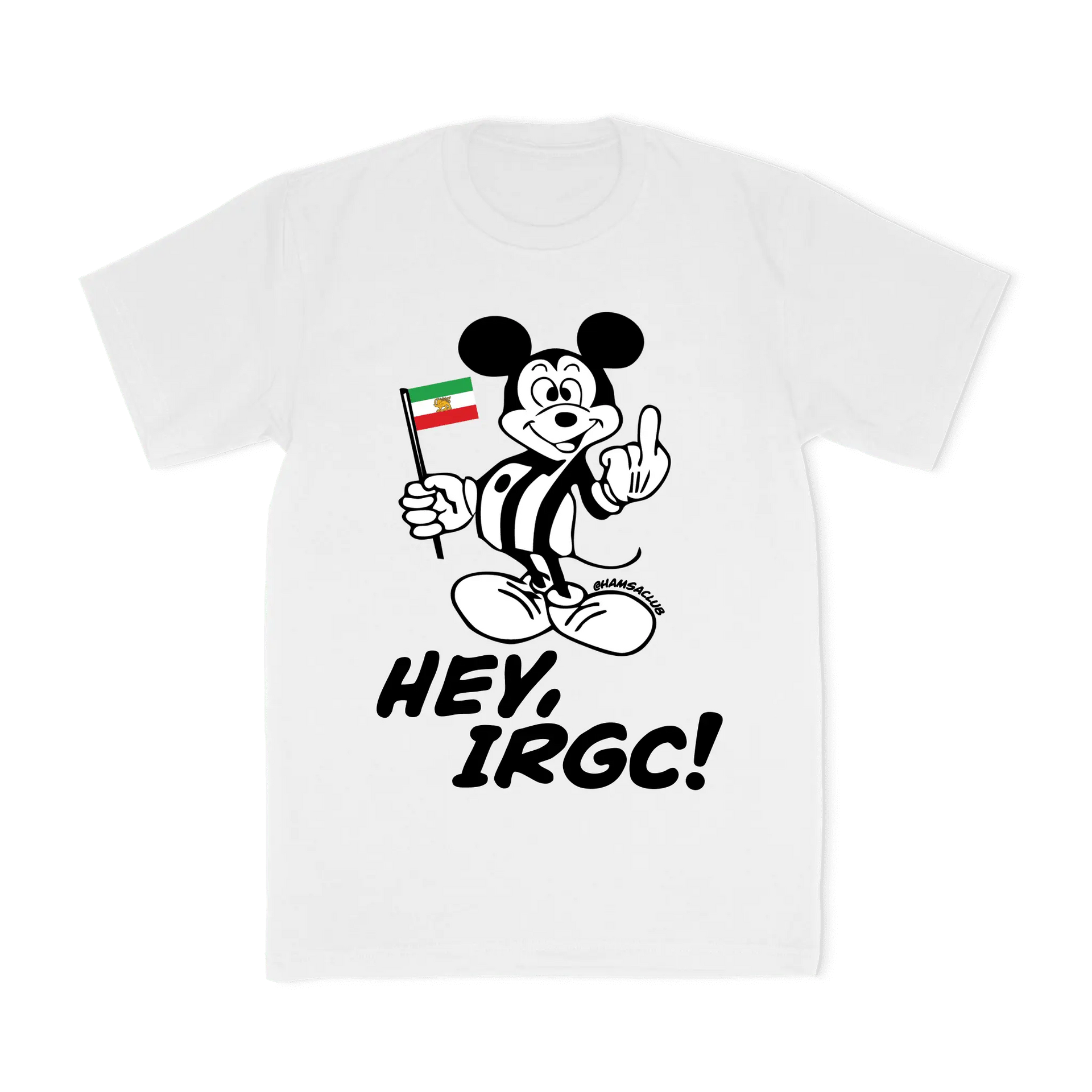 HEY IRGC! MICKEY TEE – Hamsa Club