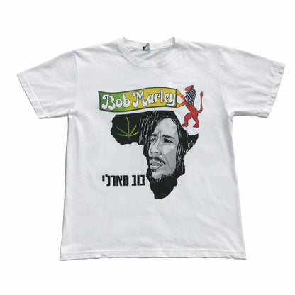BOB MARLEY HEBREW TEE Hamsa Club