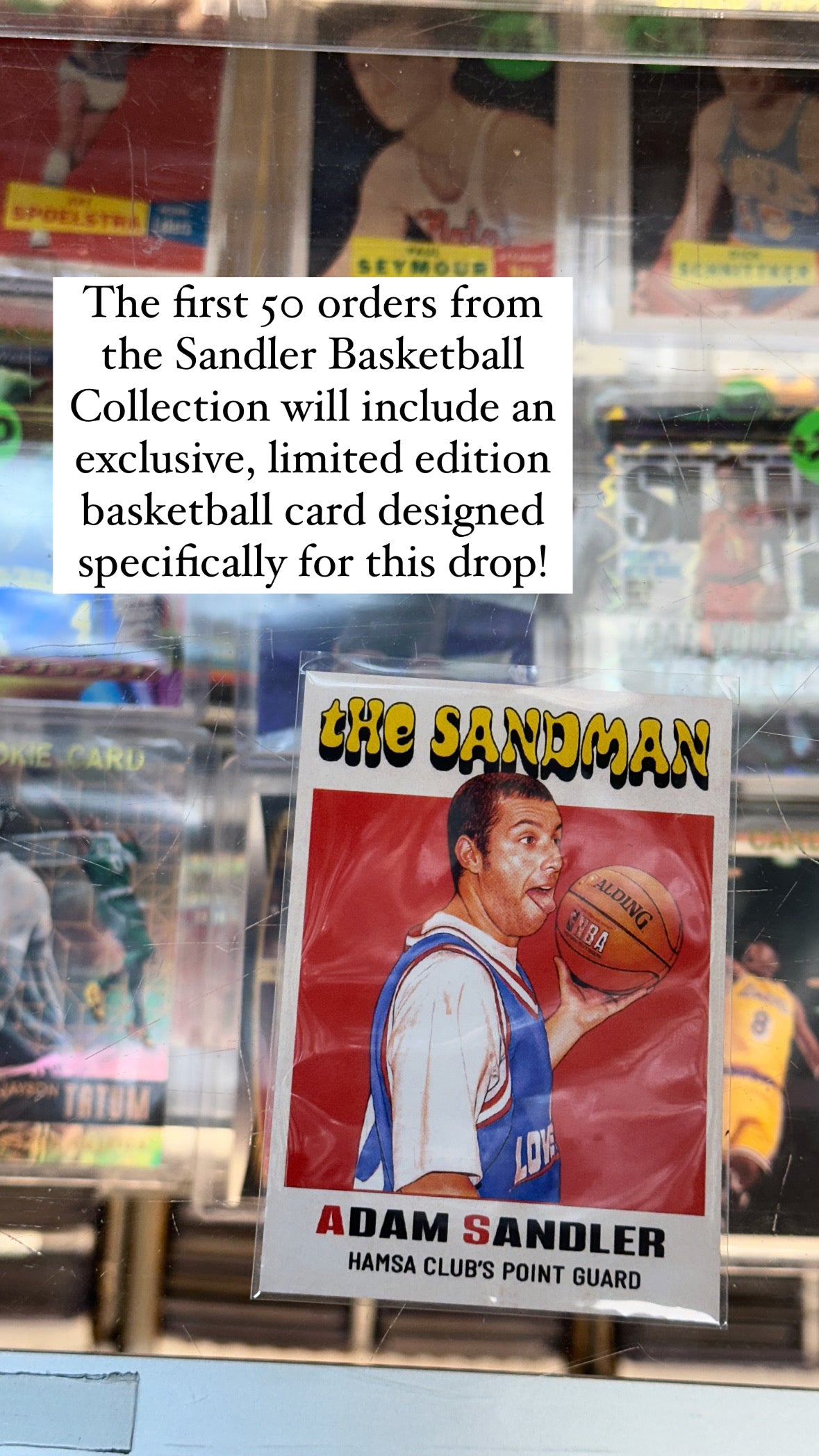 ADAM SANDLER BASKETBALL CREWNECK - Hamsa Club