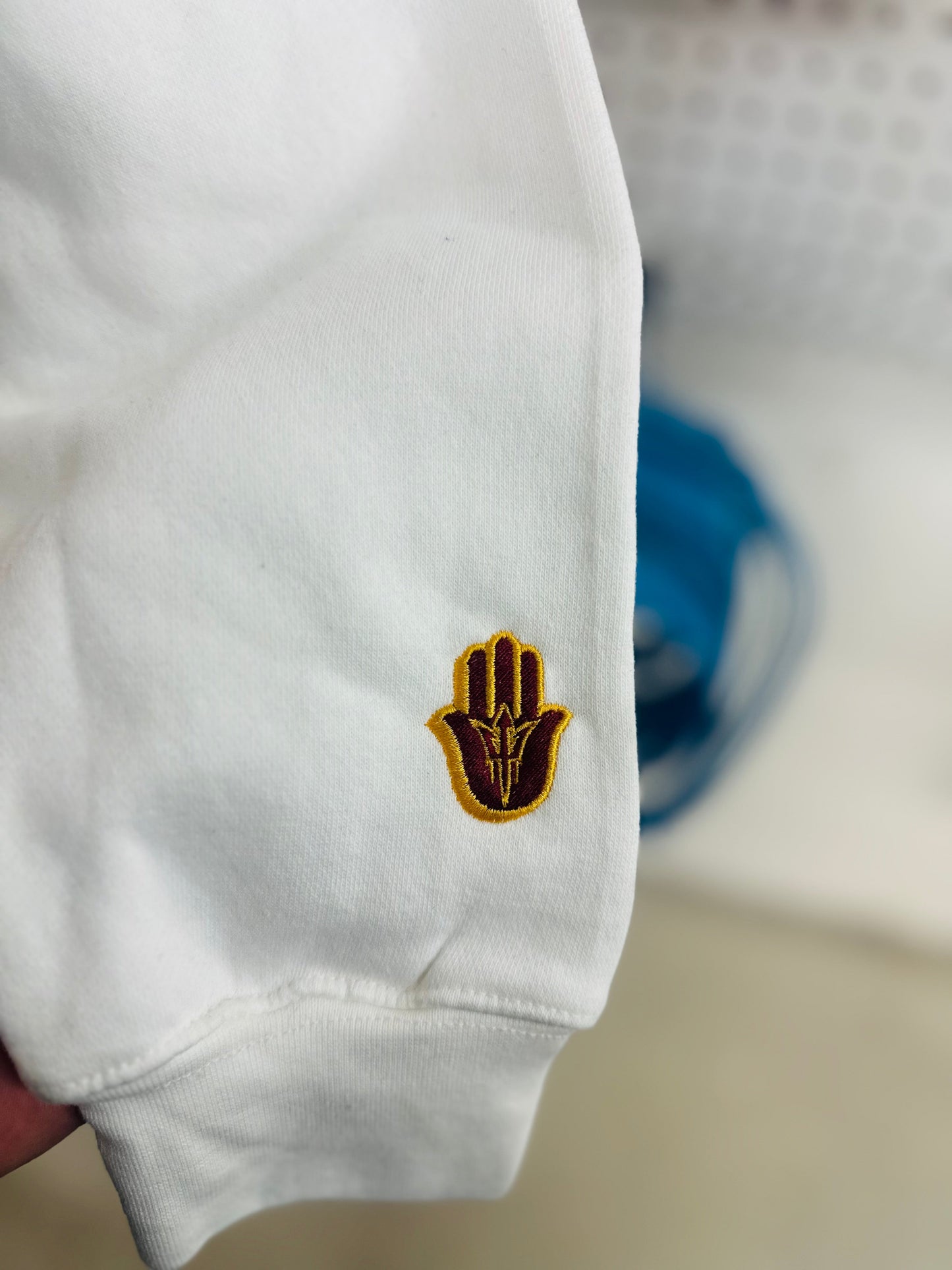 ASU CREWNECK WHITE - Hamsa Club