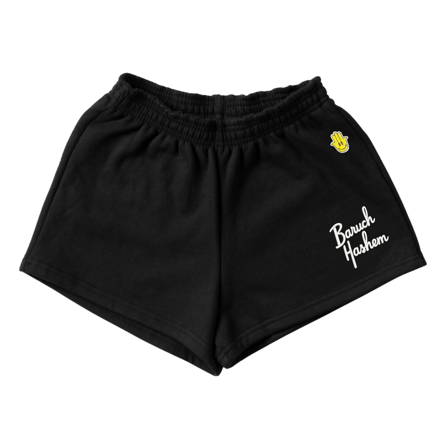 BARUCH HASHEM LOUNGE SHORTS - Hamsa Club