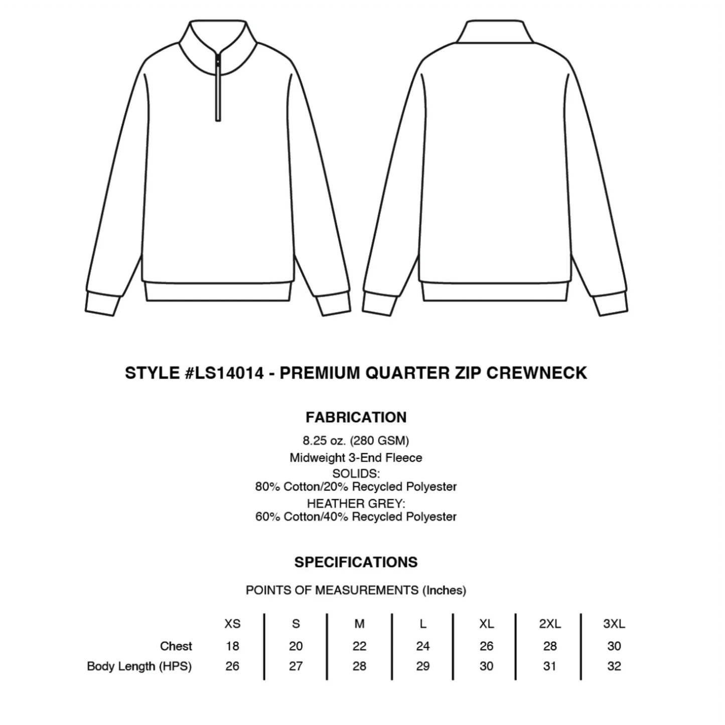 BARUCH HASHEM QUARTER ZIP - Hamsa Club