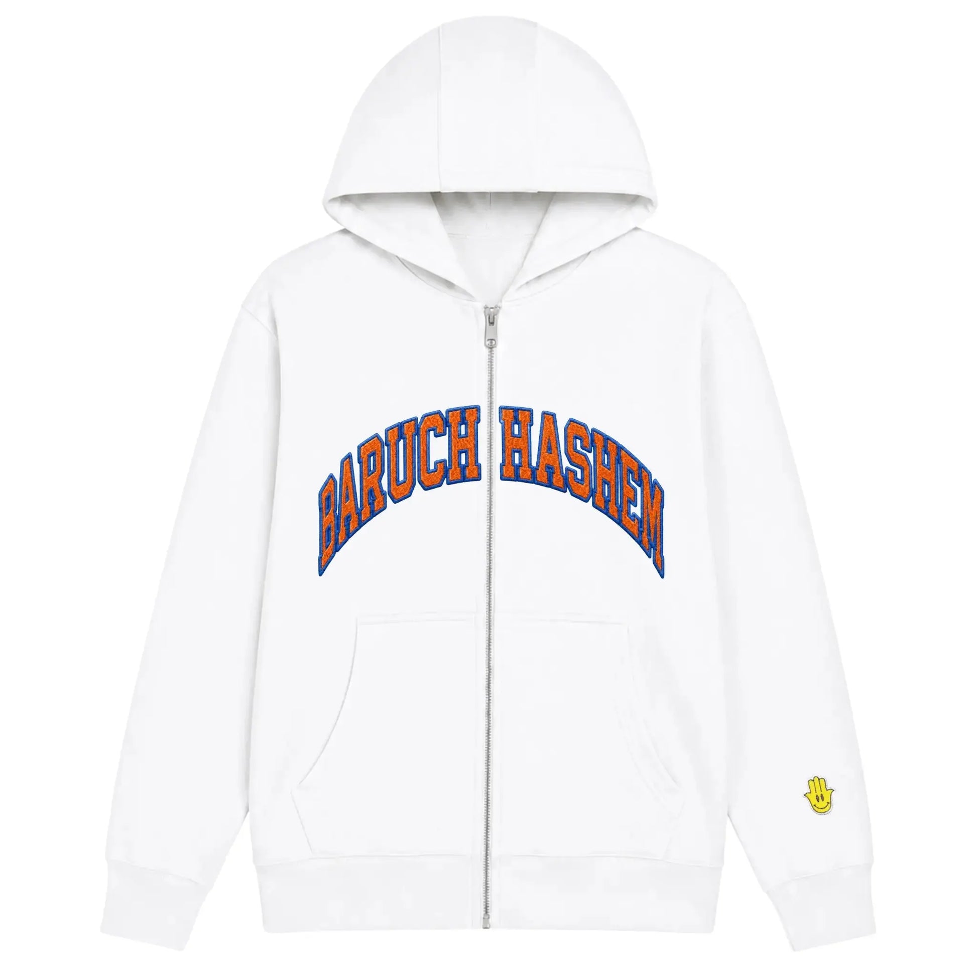 BARUCH HASHEM ZIP UP (KNICKS) - Hamsa Club