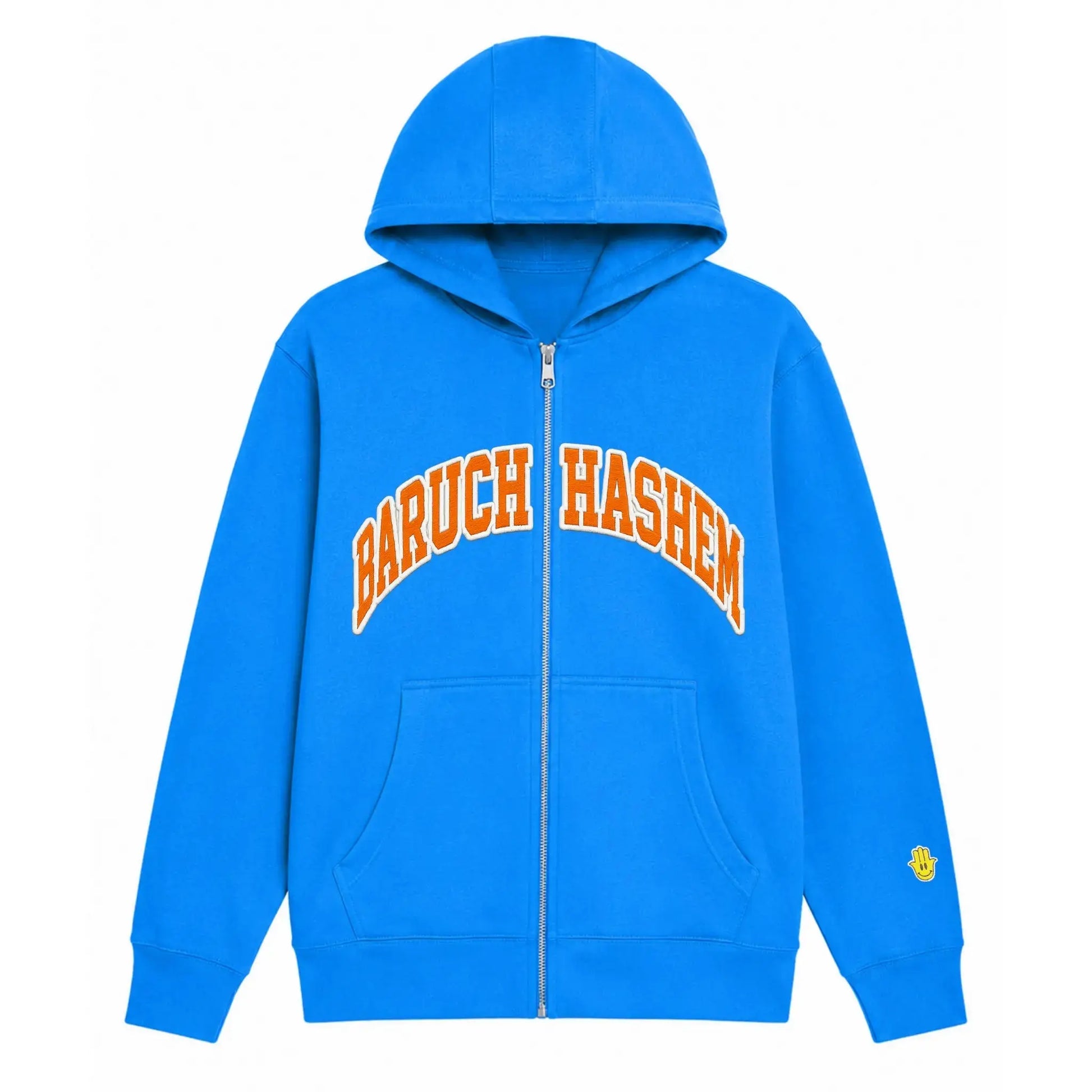 BARUCH HASHEM ZIP UP (KNICKS) - Hamsa Club