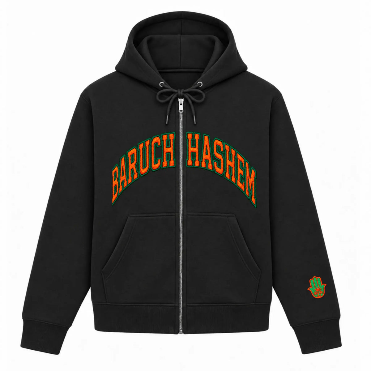 BARUCH HASHEM ZIP UP (MIAMI) - Hamsa Club