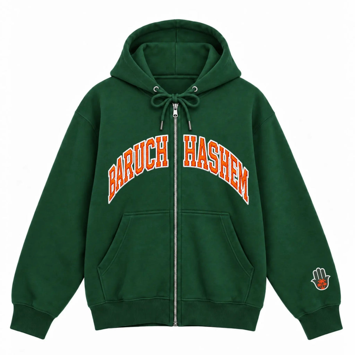 BARUCH HASHEM ZIP UP (MIAMI) - Hamsa Club