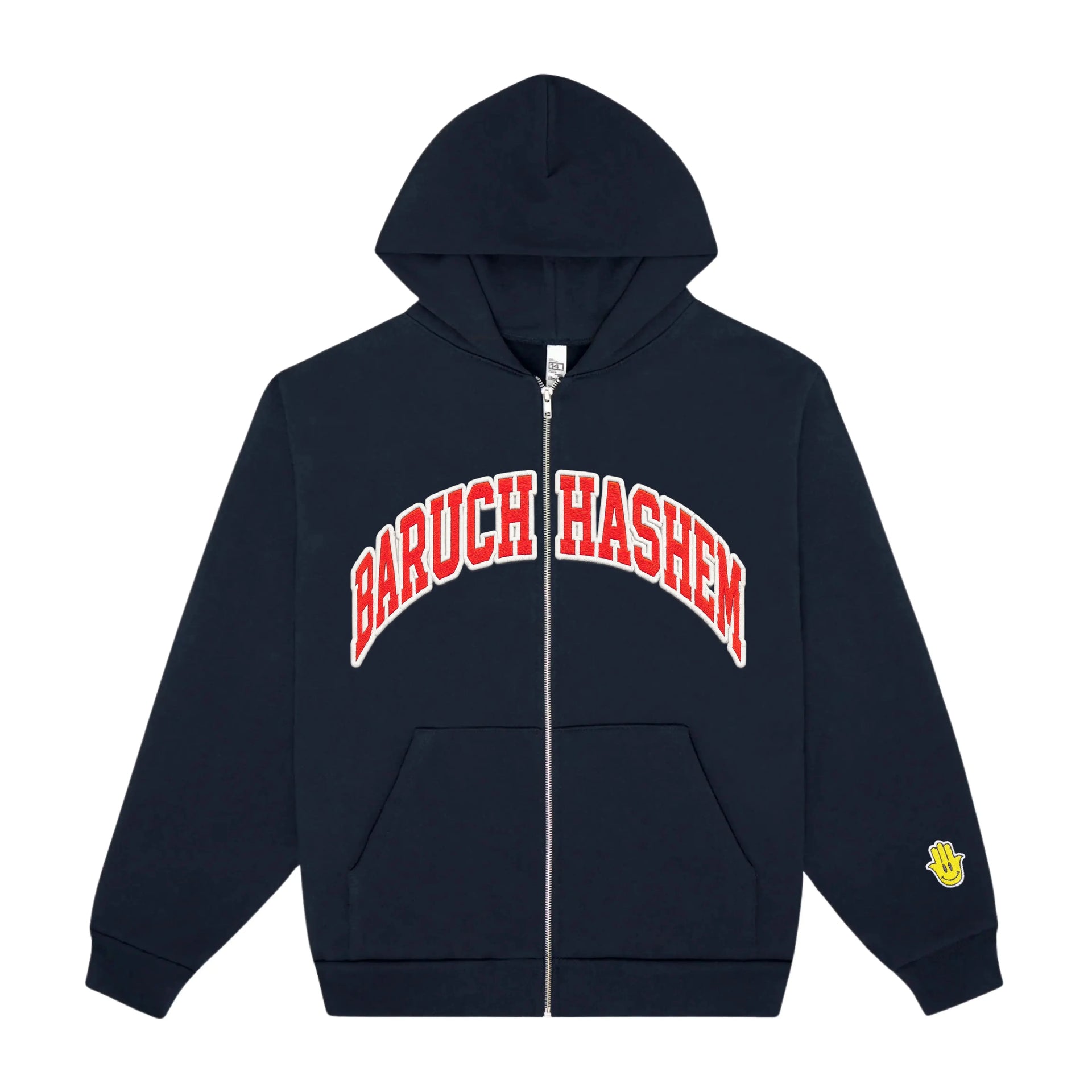 BBZ EVOLUTION ZIPパーカー Mサイズ BARUCH HASHEM ZIP UP (VARSITY) – Hamsa Club