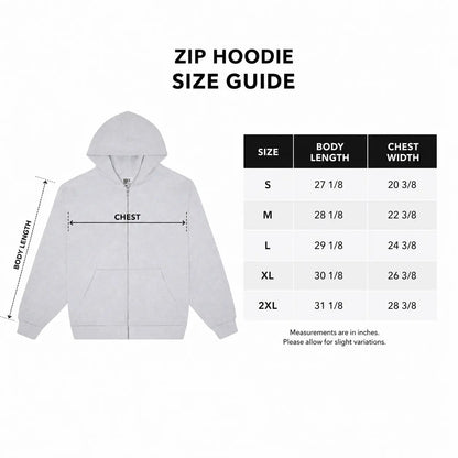 BARUCH HASHEM ZIP UP (VARSITY) - Hamsa Club