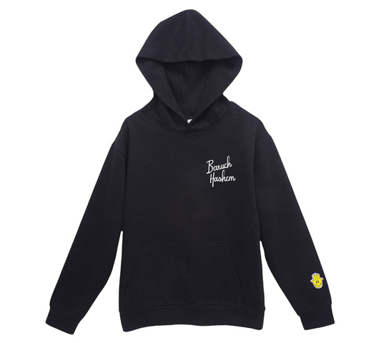 BH HOODIE (BLACK) - Hamsa Club