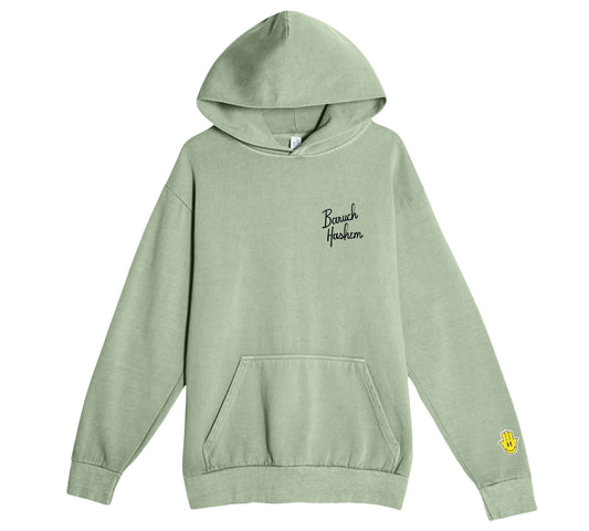 BH HOODIE (GREEN) - Hamsa Club