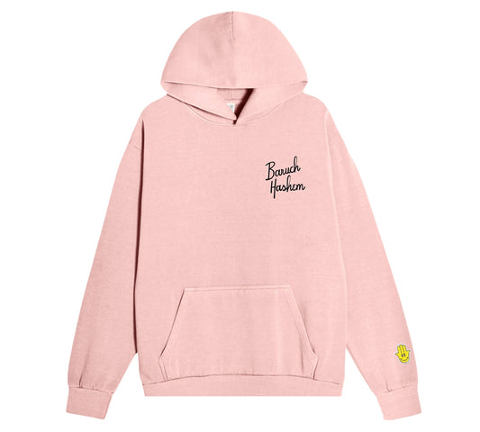 BH HOODIE (PINK) - Hamsa Club