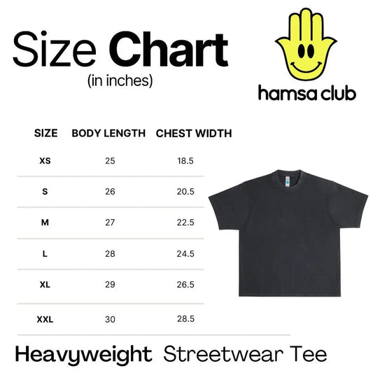 BH TEE (BLACK) - Hamsa Club