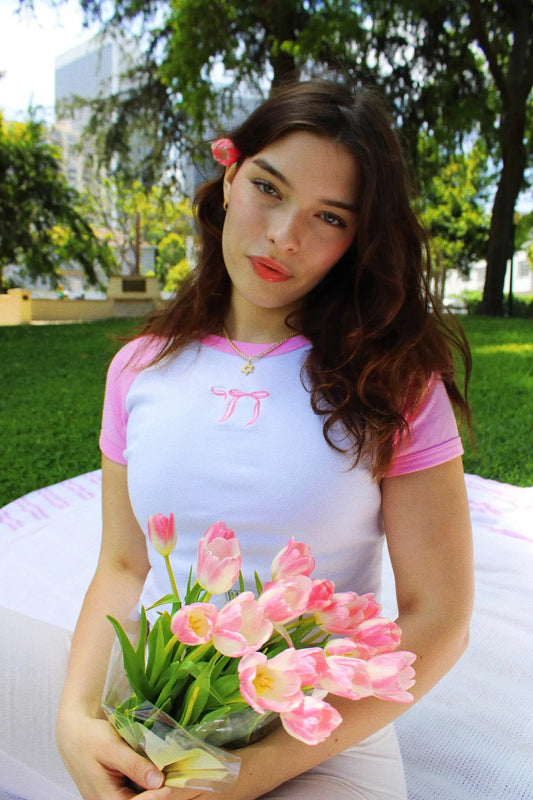 CHAI BOW CROP TOP - Hamsa Club