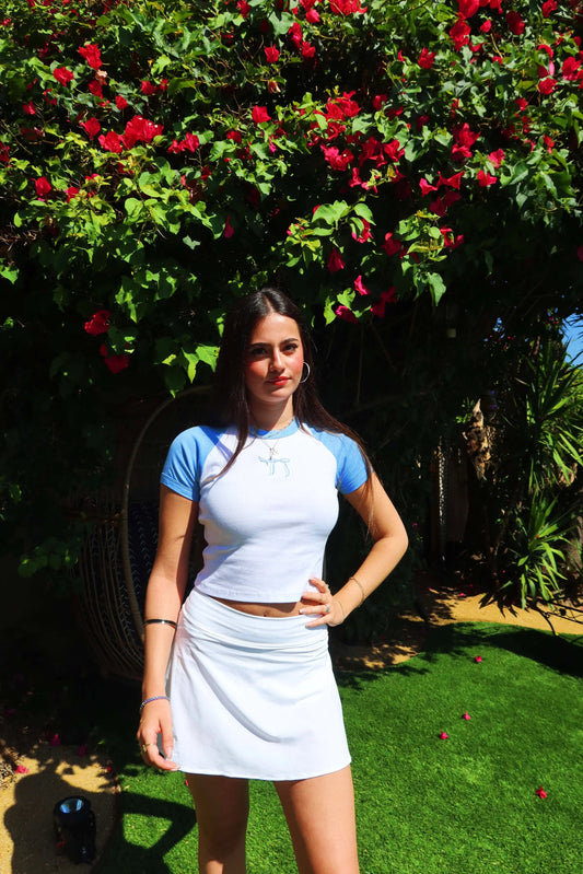 CHAI BOW CROP TOP - Hamsa Club