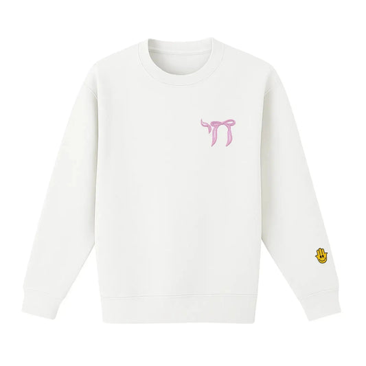 CHAI חי BOW CREWNECK - Hamsa Club