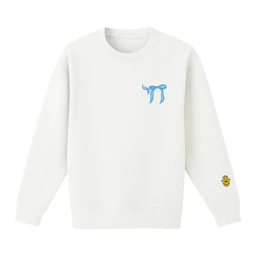 CHAI חי BOW CREWNECK - Hamsa Club