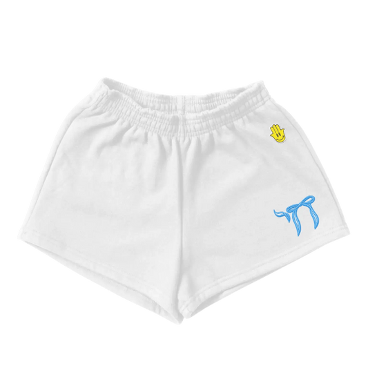CHAI חי BOW SHORTS - Hamsa Club