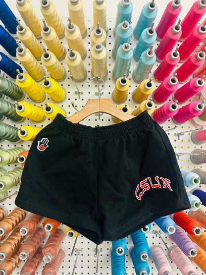 CSUN LOUNGE SHORTS (BLACK) - Hamsa Club