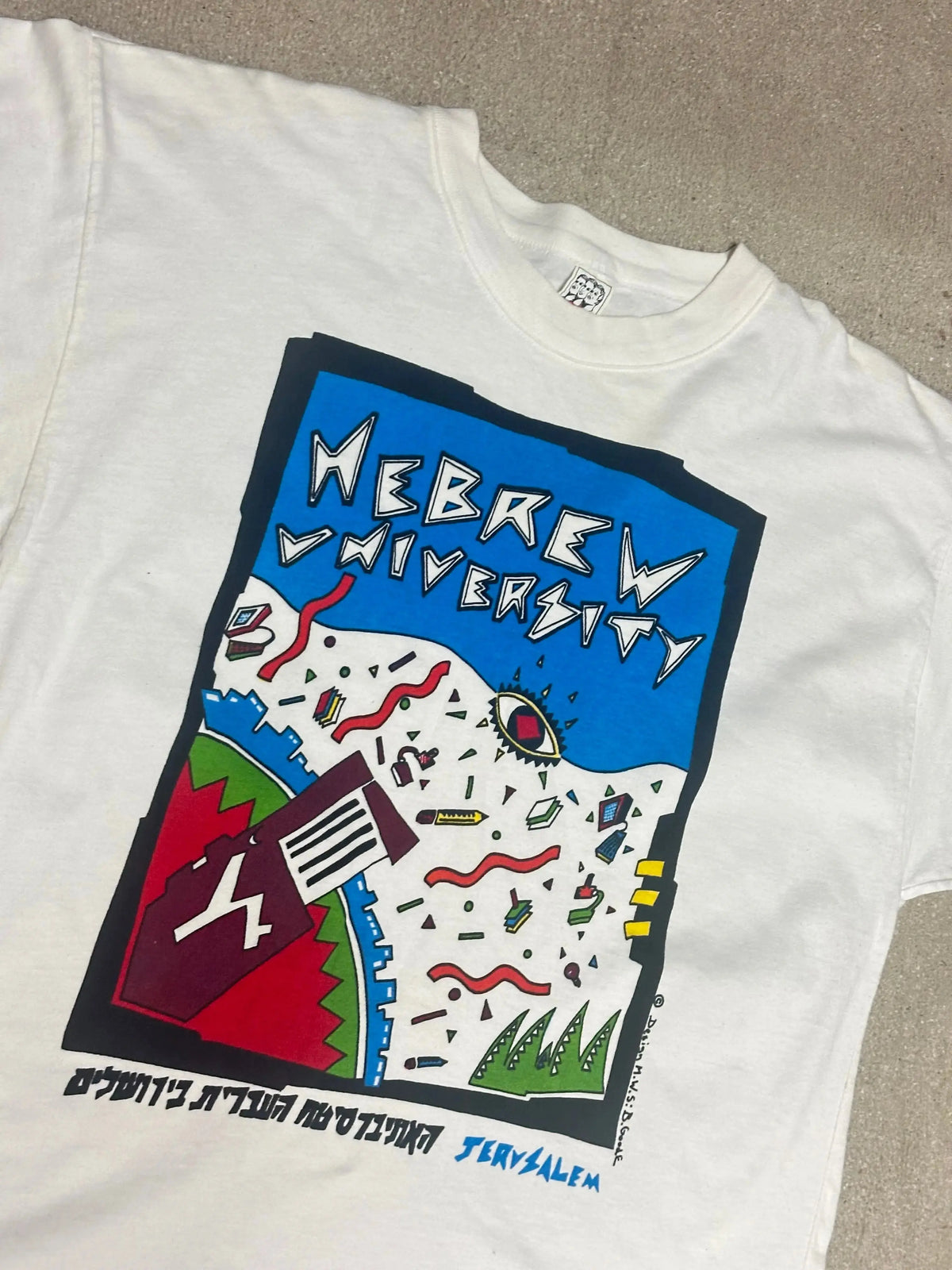 HEBREW UNIVERSITY TEE - Hamsa Club