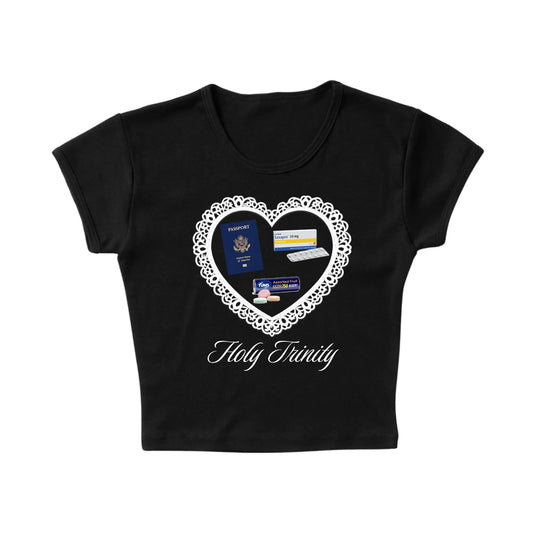 HOLY TRINITY BABY TEE - Hamsa Club