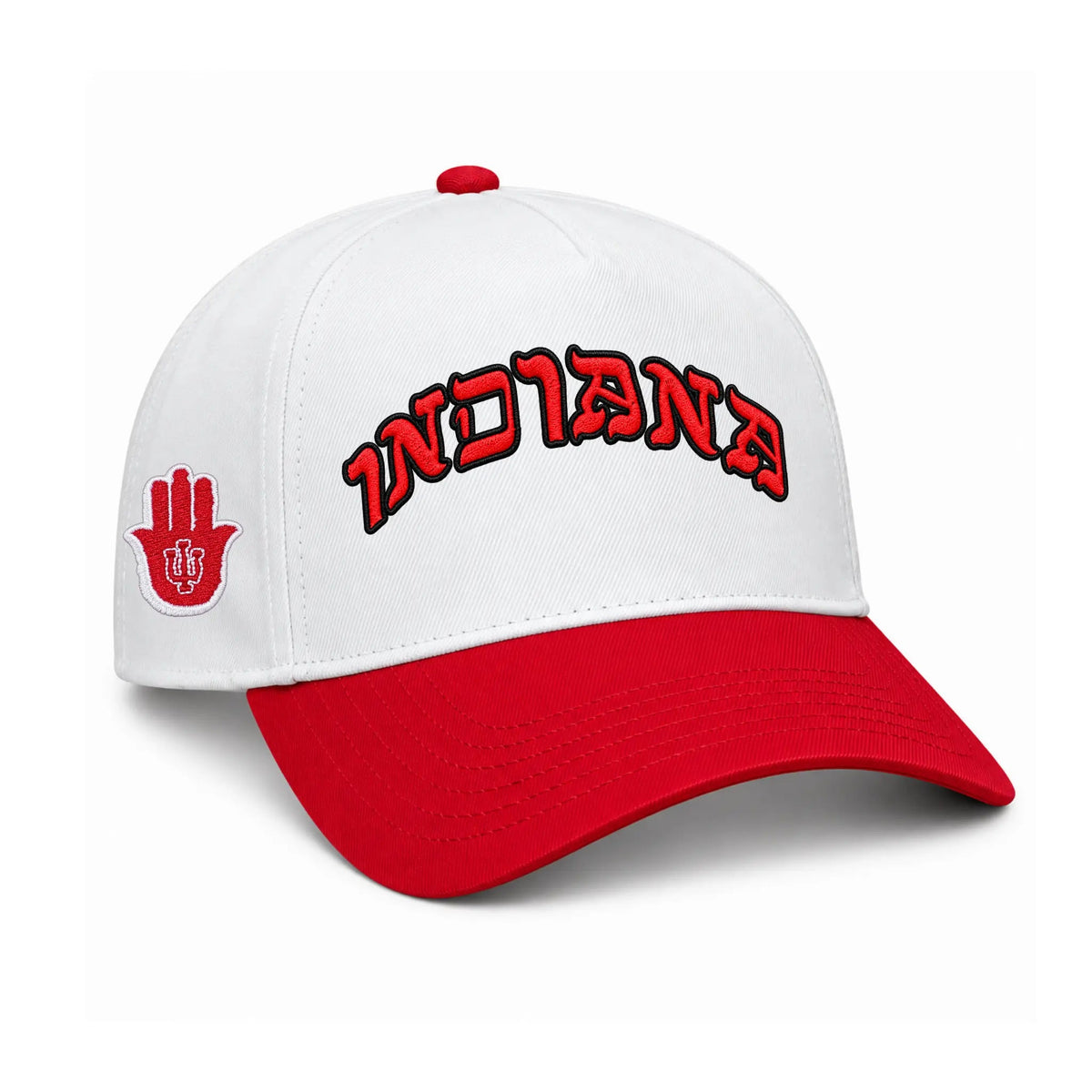 INDIANA HAT (WHITE/RED) - Hamsa Club